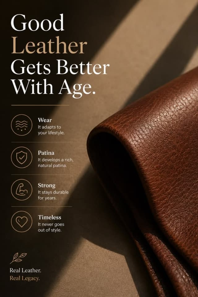 Leather gets better with age