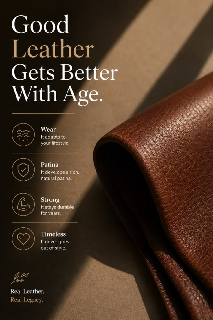 Leather gets better with age